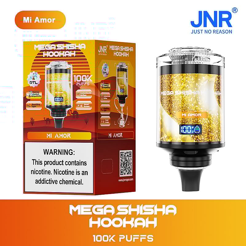 Puff JNR Vape Mi Amor Goût Cigarette électronique Jetable with 60ml E-liquide
