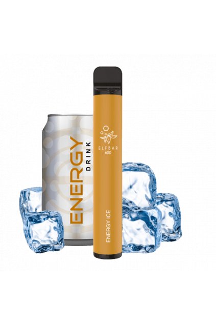 Elf Bar Puff 600 Taff Energy Ice Gout Cigarette électronique Jetable with 2% Nicotine