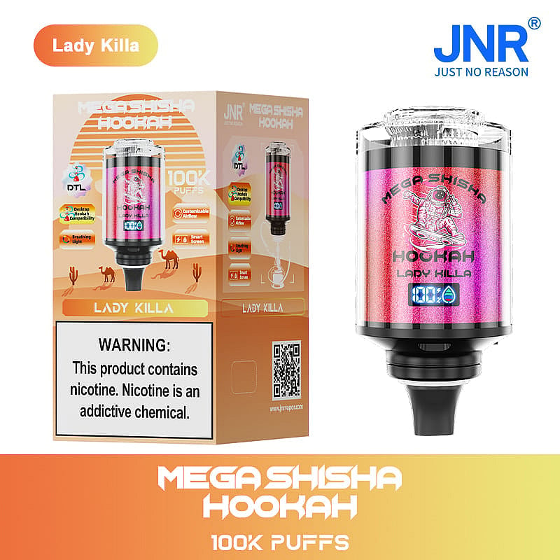 JNR Vape Puff 100K Taff Lady Killa Goût Cigarette électronique Jetable