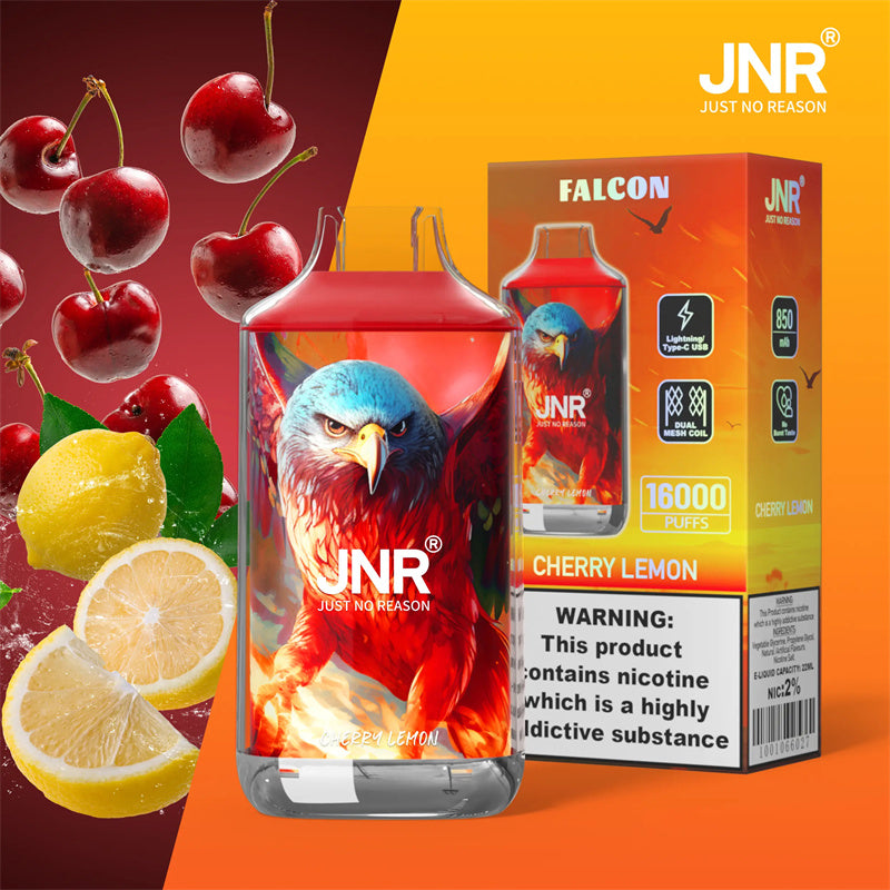 Puff JNR Falcon 16K Taff Cigarette lectronique Jetable Cherry Lemon S Puffs-vape Puff JNR Falcon 16K Taff Cigarette lectronique Jetable Cherry Lemon S Puffs-vape