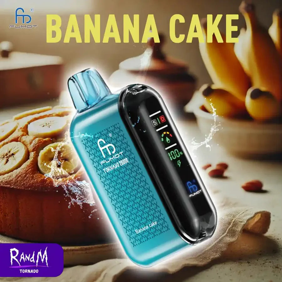 Randm Puff 20K Taff Banana Cake Gout Vape Jetables with 2% Nicotine Puffs- vape Randm Puff 20K Taff Banana Cake Gout Vape Jetables with 2% Nicotine Puffs- vape