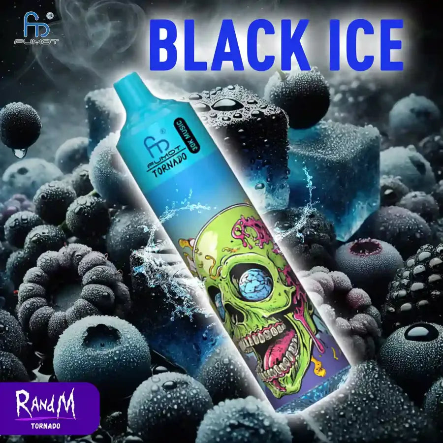 Randm 30000 Puff 30K Taff Cigarette électronique Jetable - Black Ice