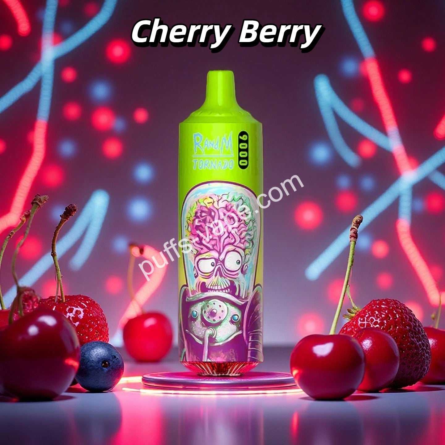 Randm 9000 Puff Cigarettes lectroniques jetables Cherry Berry with Re Puffs-vape Randm 9000 Puff Cigarettes lectroniques jetables Cherry Berry with Re Puffs-vape