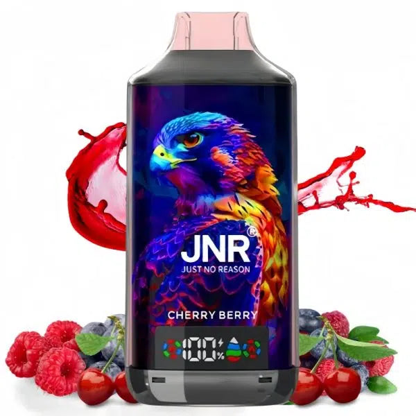 Cherry Berry JNR Falcon-X 18000 Puffs 18K Vape Jetable with LED Puffs-vape Cherry Berry JNR Falcon-X 18000 Puffs 18K Vape Jetable with LED Puffs-vape