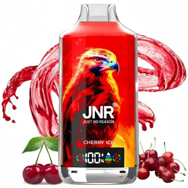 Cherry Ice Cigarette lectronique Jetable JNR Falcon X Puff 18 000 Taf Puffs-vape Cherry Ice Cigarette lectronique Jetable JNR Falcon X Puff 18 000 Taf Puffs-vape