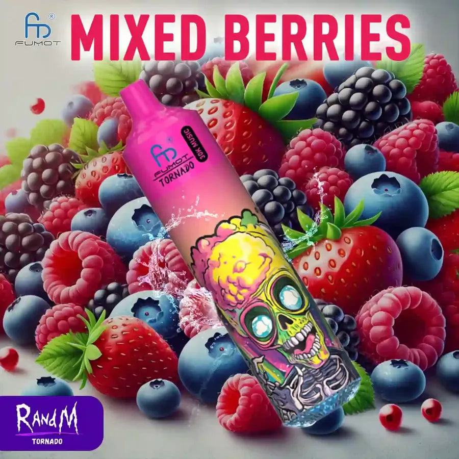 Puff 30K Bouffees Mixed Berries Saveurs Cigarette électronique Jetables with 600 mAh Batterie