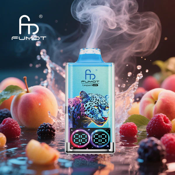 Fumot Leopard Prix Puff 40K Bouffees Peach Berry Saveur Nicotine Cigarette électronique