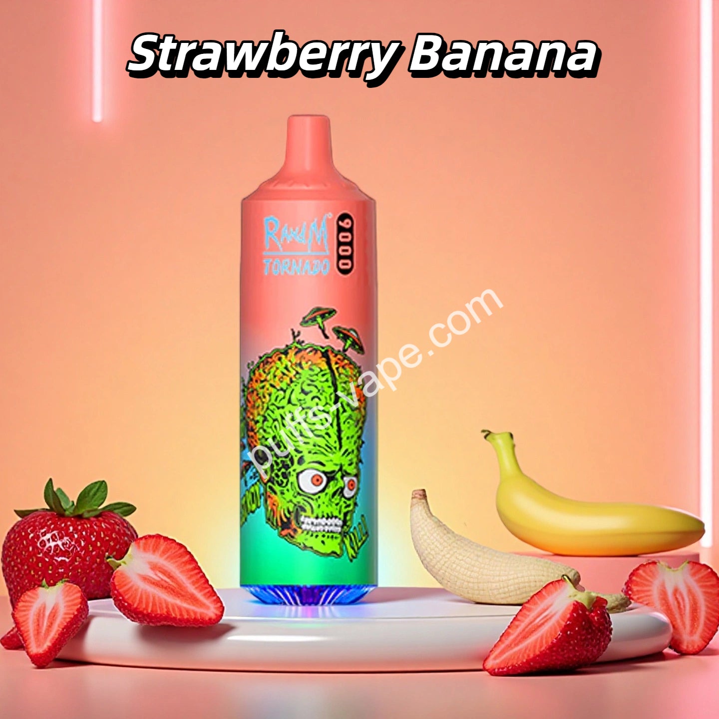 Strawberry Banana Puff 9000 Taff Randm Tornado