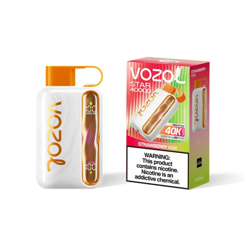 Puff Vozol Vape Star 40000 Taff Strawberry Kiwi  Puffs-vape