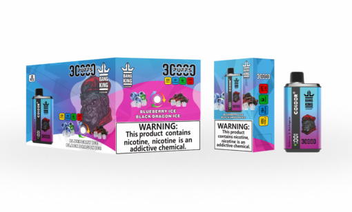 Puff Bang King 30000 30K Puffs Double Saveurs Nicotine Cigarette électronique Jetable