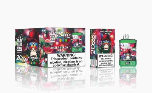 Bang King 20000 Puff Jetable Cigarette électronique Prix Watermelon Ice Saveur