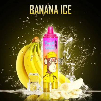 Banana Ice - Prix Puff 15000 Taff Nicotine Cigarette électronique Jetable with 25 ml E-liquide