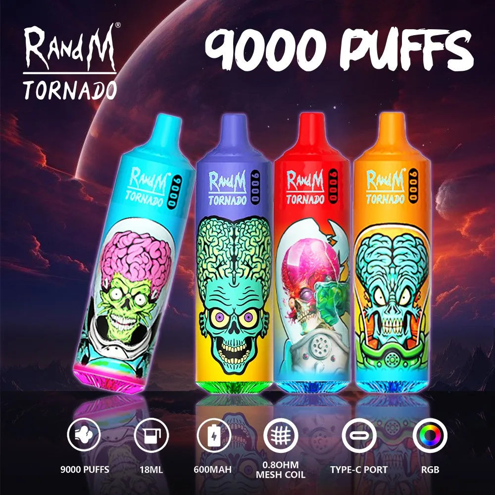 Ce que vous devez savoir avant d'acheter la nicotine cigarette électronique jetable Puff Randm Tornado 9000 Puffs