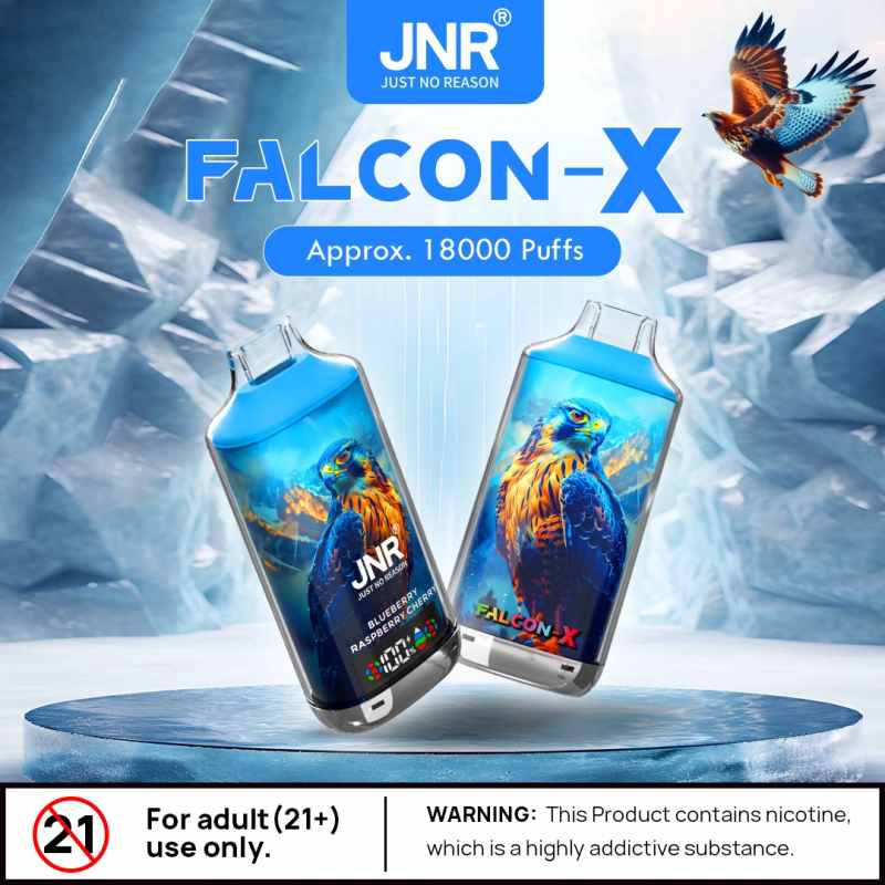 JNR Falcon-X 18000 Blue Razz Ice vs Mr. Blue : quelle saveur choisir ?