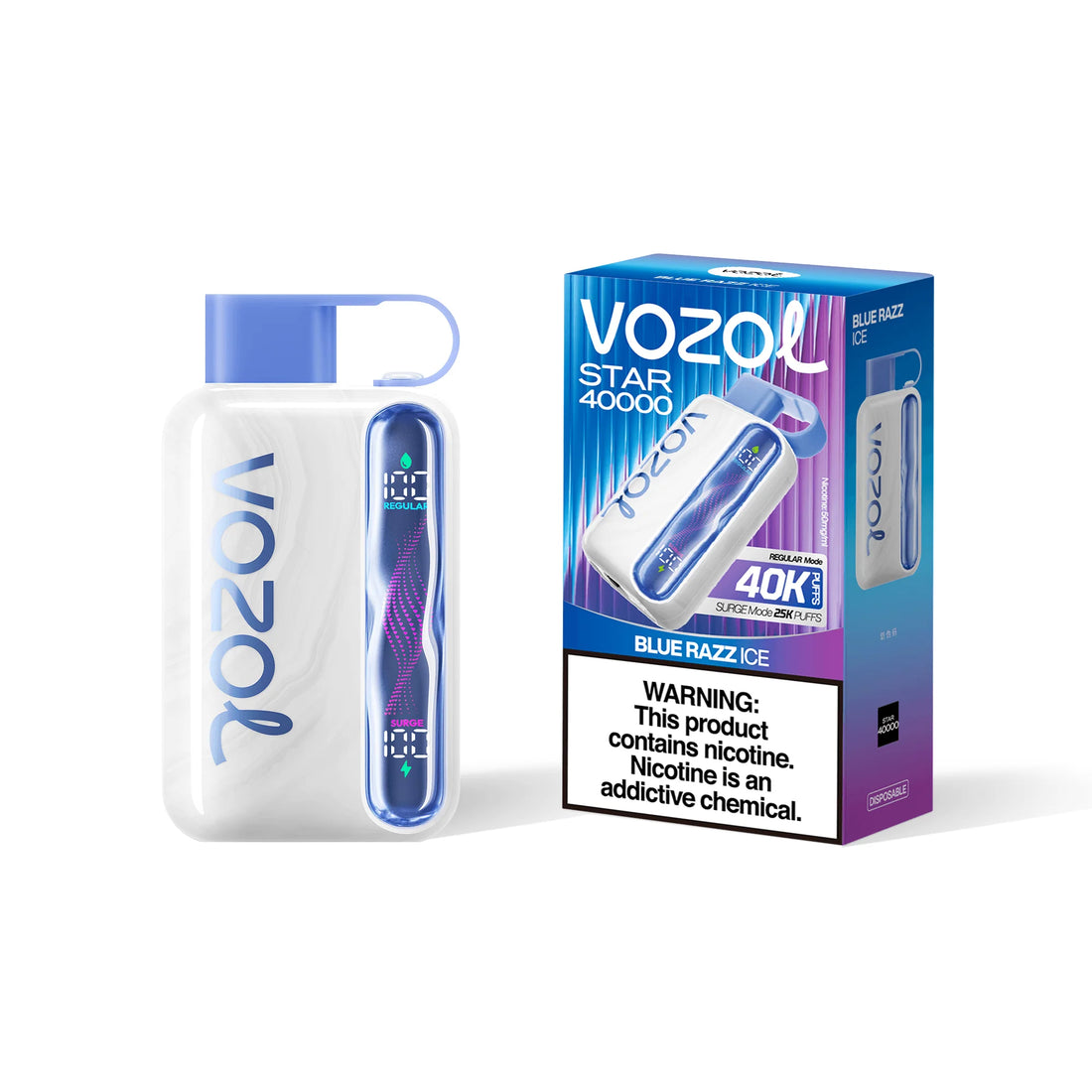 Vozol Star 40000 Blue Razz Ice vs Blueberry Ice : quelle saveur choisir ?