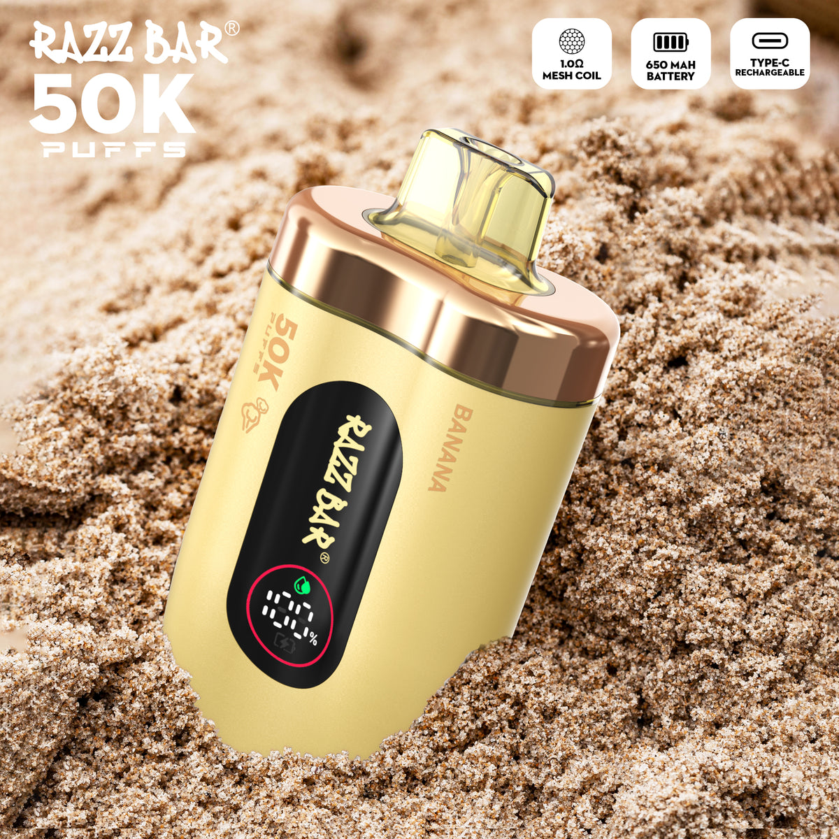 16 Flavors Razz Bar 50000 Taff Vape