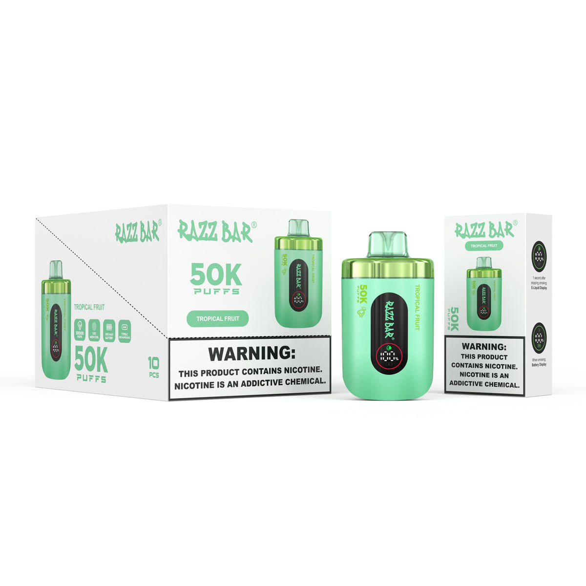 16 Flavors Razz Bar 50000 Taff Vape