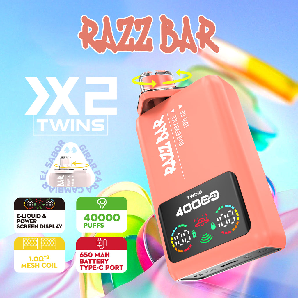 Puff Razz Bar 40K Taff Doppelgeschmack