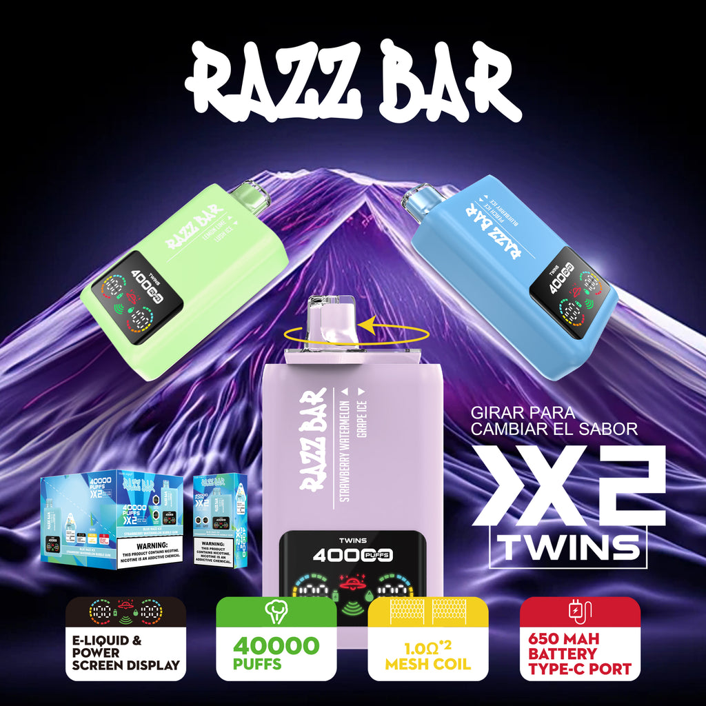 Puff Razz Bar 40K Taff Doppelgeschmack