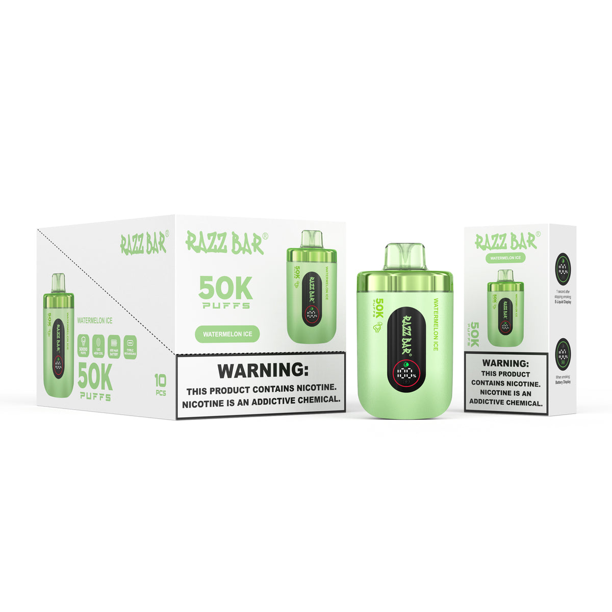 16 Flavors Razz Bar 50000 Taff Vape