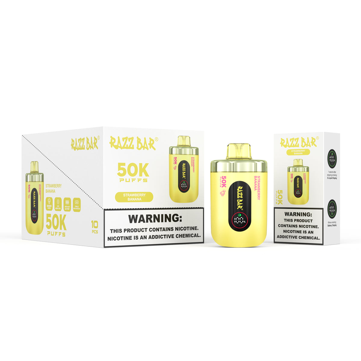 16 Flavors Razz Bar 50000 Taff Vape