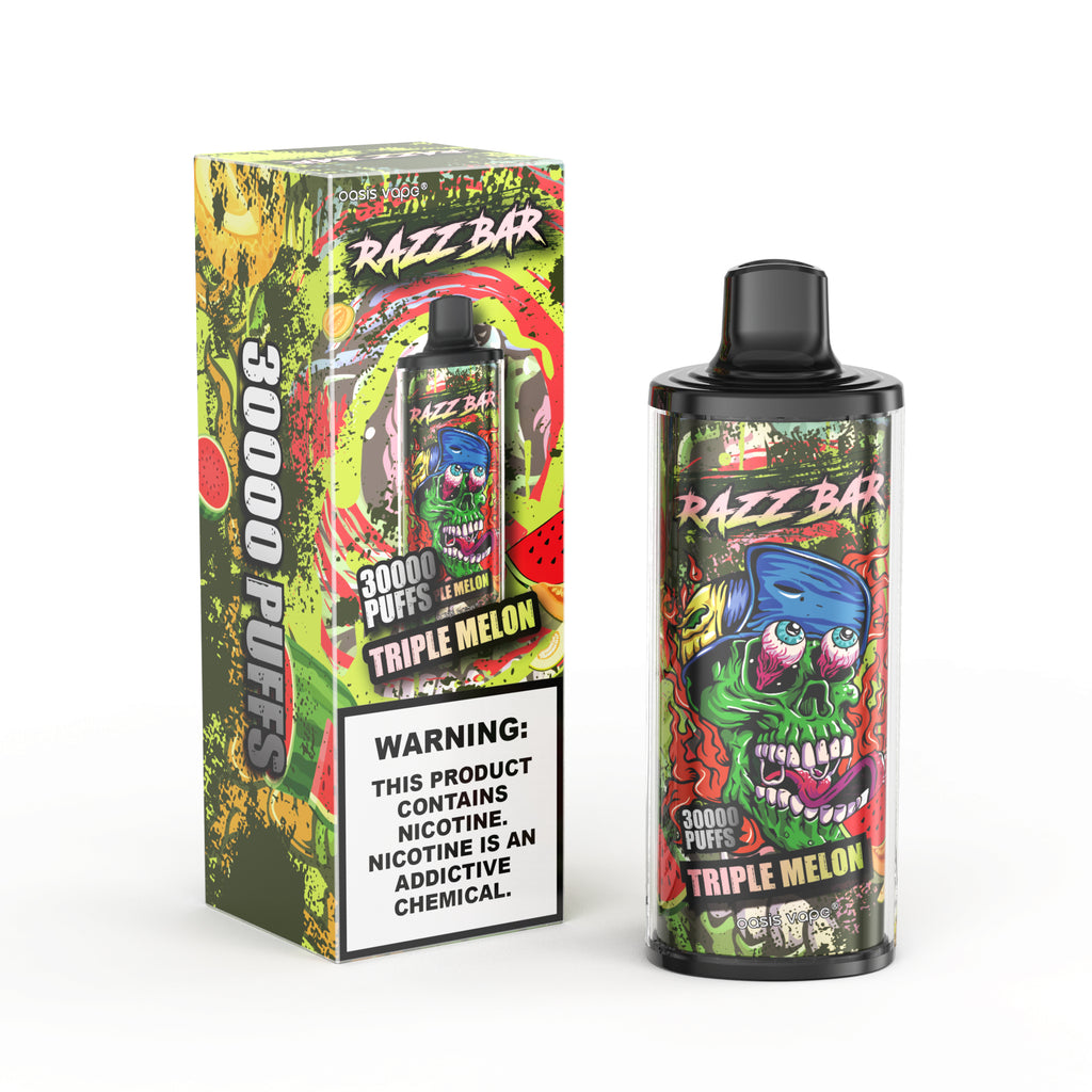 650 mAh rechargeable Razz Bar 30000 Puffs Vape