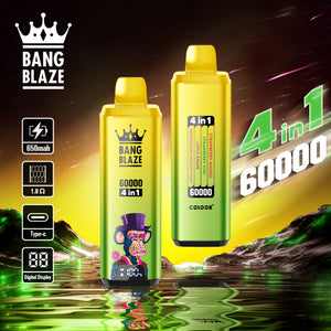 Puff 60000 Taff E-Zigaretten-Liquid Preis Bang Blaze 4 in 1 Geschmacksrichtungen von Big Puffs