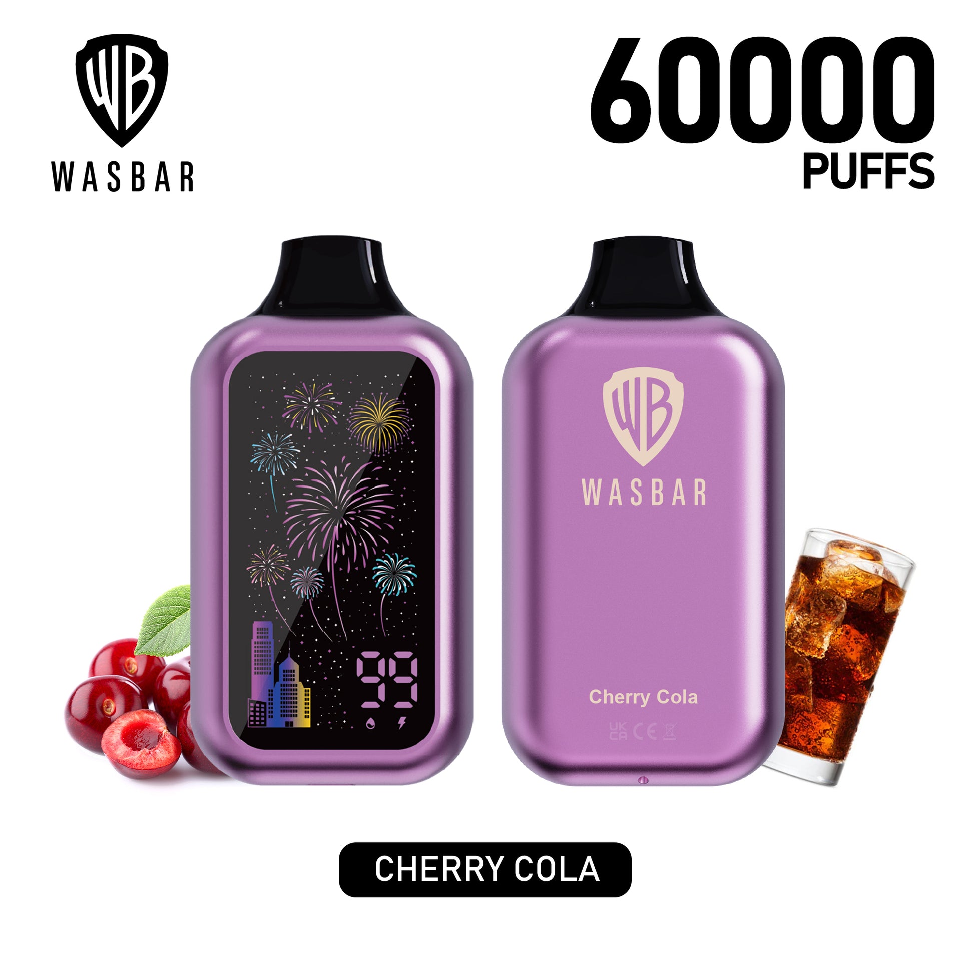 WASBAR 60K Taff Cherry Cola