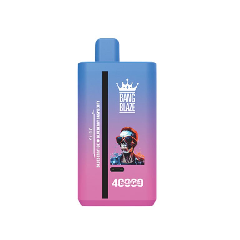 Blueberry Ice & Blueberry Raspberry Double Saveur - Puff 40000 Taff Cigarette électronique Jetable