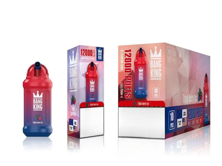 Triple Berry Ice Saveur - Puff 12000 Taff Bang King Cigarette électronique Jetable