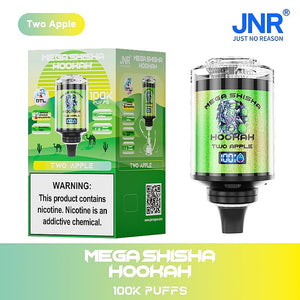 Puffs JNR Vape 100K Puff Two Apple Einweg-E-Zigarette mit 2% Nikotin