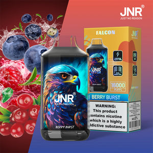 JNR Falcon Puff 16000 Taff E-liquide Cigarette électronique Jetable Berry Burst