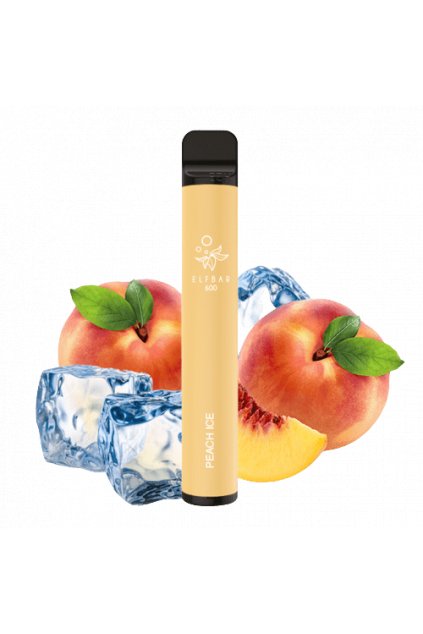 Elf Bar 600 Puff Peach Ice Gout Liquide Cigarette électronique Jetable with 2% Nicotine