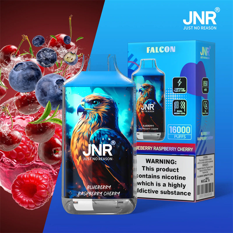 Puff 16000 Taff JNR Vape Jetable Blueberry Raspberry Cherry