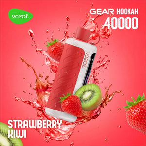 Vozol Gear Hookah 40K Strawberry Kiwi – L'alliance fruitée de la fraise et du kiwi