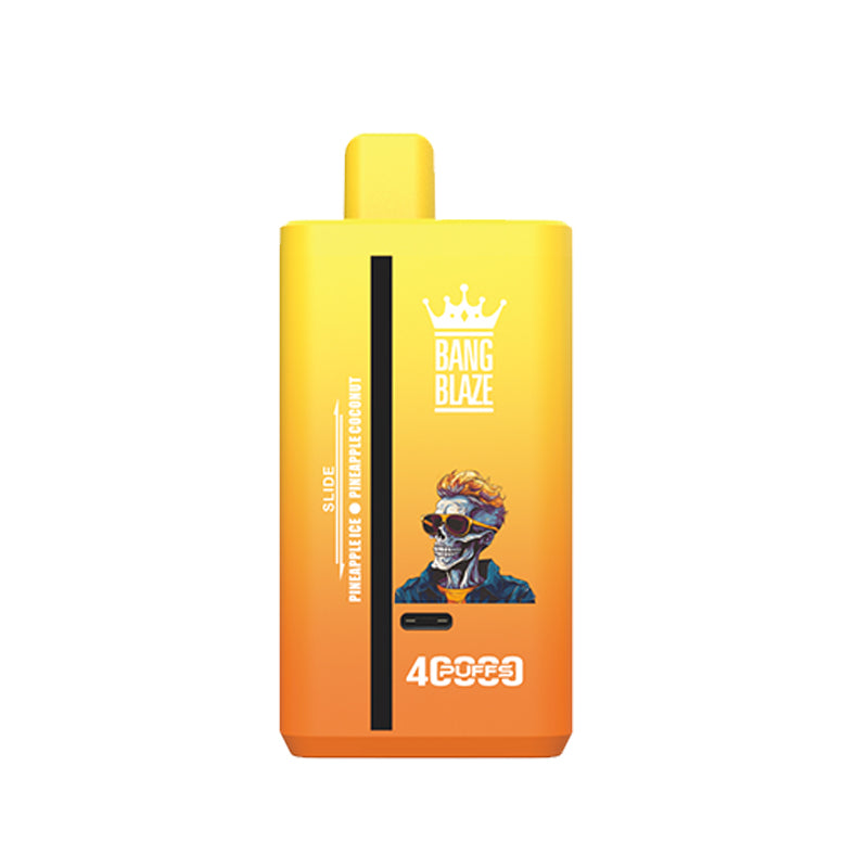 Bang Blaze 40000 Puffs Double Saveur Rechargeable Liquide Cigarette électronique Jetable