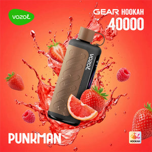Vozol Gear Hookah 40000 Punkman – Saveur de fruits des bois et fiche technique