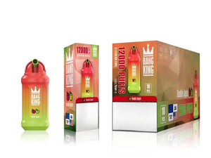 Bang King 12000 Puffs Batterie Nicotine Cigarette électronique Jetable Double Apple Saveur