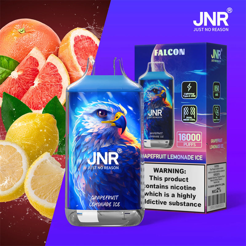 Puff 16K JNR Cigarette électronique Jetable Grapefruit Lemonade Ice