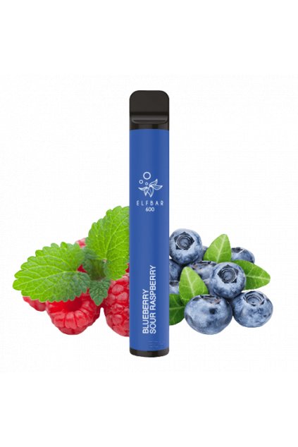 Blueberry Sour Raspberry Saveur - Prix Puff 600 Taff Vape Jetable