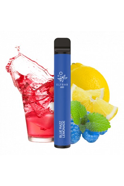 Blue Razz Lemonade - Puff 600  Taff Vape Jetable