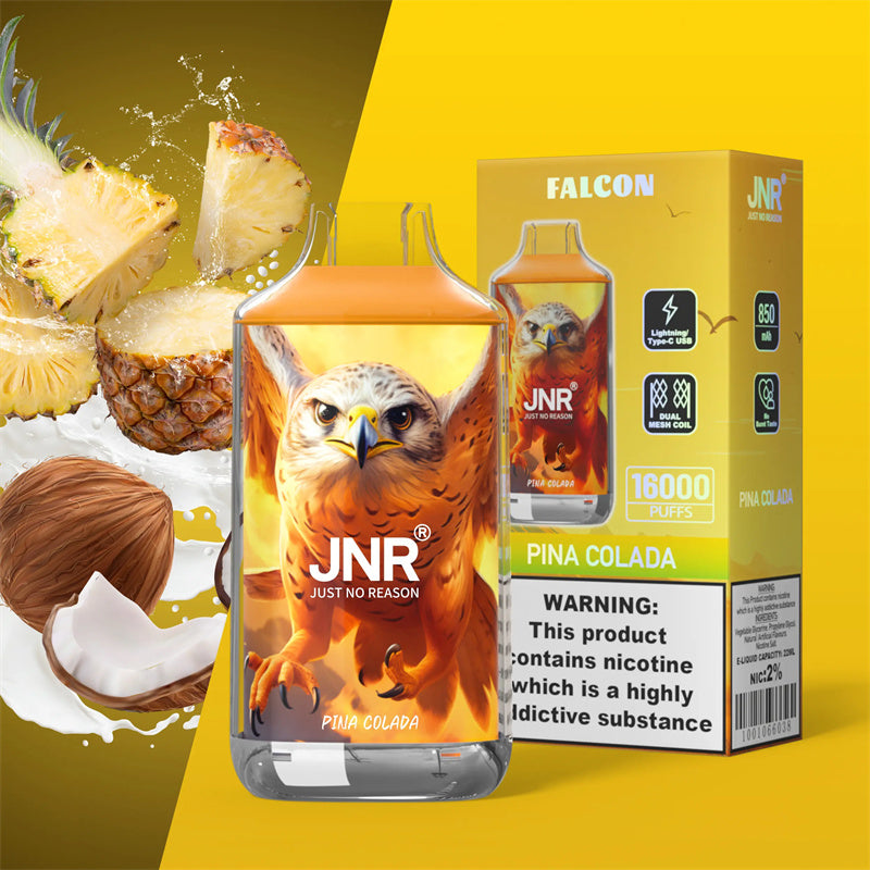 Puff 16K JNR Vape Pina Colada Cigarette électronique with 2% Nicotine