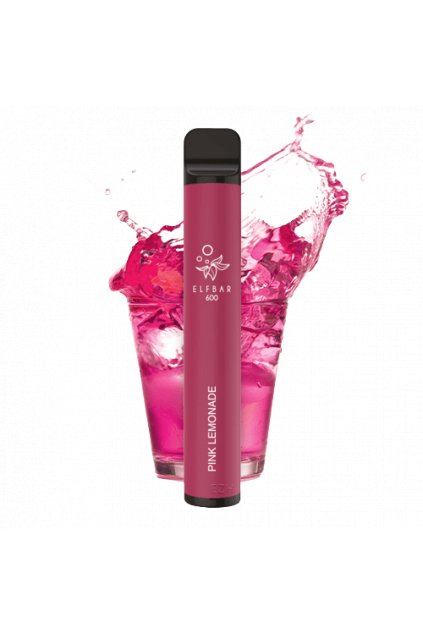 Puff 600 Taff Pink Lemonade Gout Vape Jetable with 550 mAh Batterie