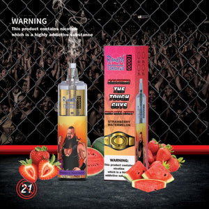 Puff 10K Taff Randm Tornado Vape Jetable - Strawberry Watermelon Gout