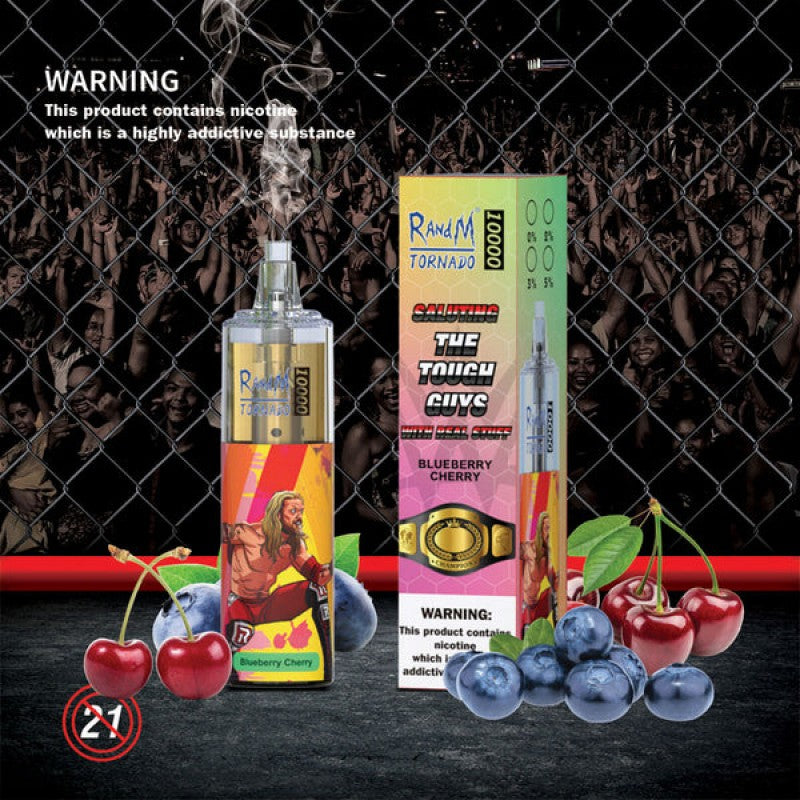 Blueberry Cherry Gout - Puff 10K Taff Vape Jetable with 2% Nicotine
