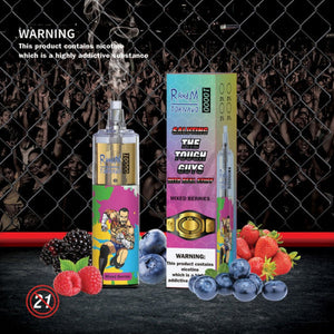 Tornado Puff 10K Taff Mixed Berries Geschmack Einweg-E-Zigarette