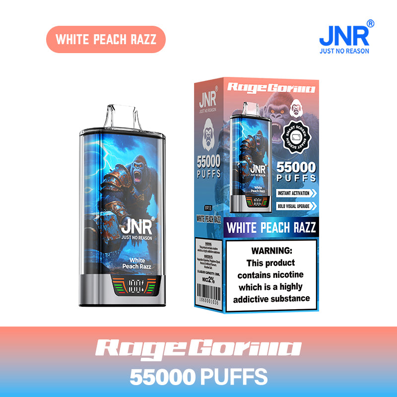Puff JNR Rage Gorilla 55K Taff White Peach Razz