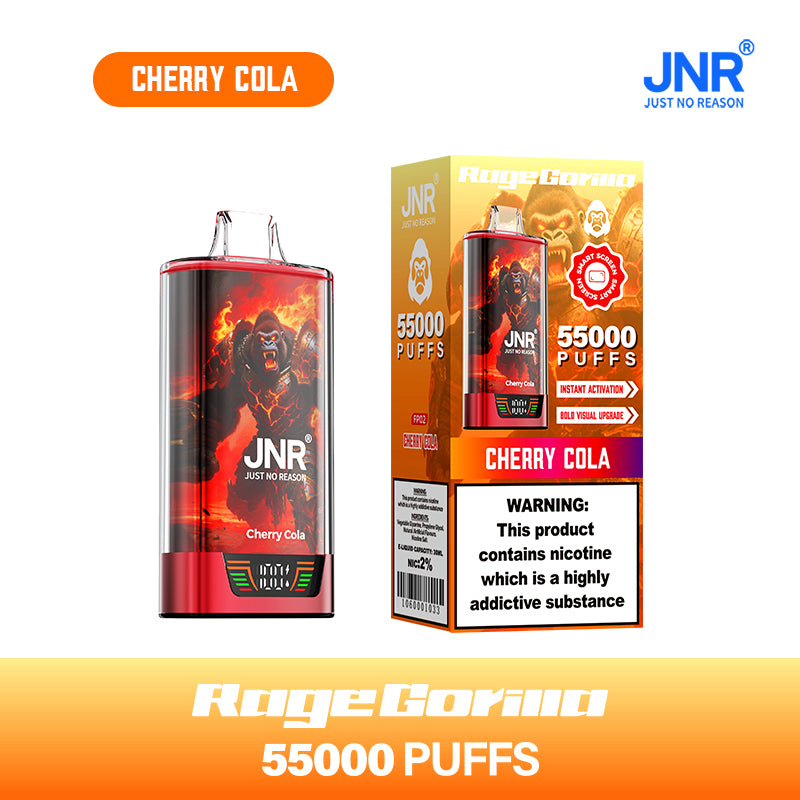 JNR Vape Rage Gorrila 55000 Taff Cherry Cola
