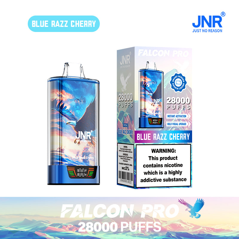 Puff JNR Falcon Pro 28000 Taff Blue Razz Cherry