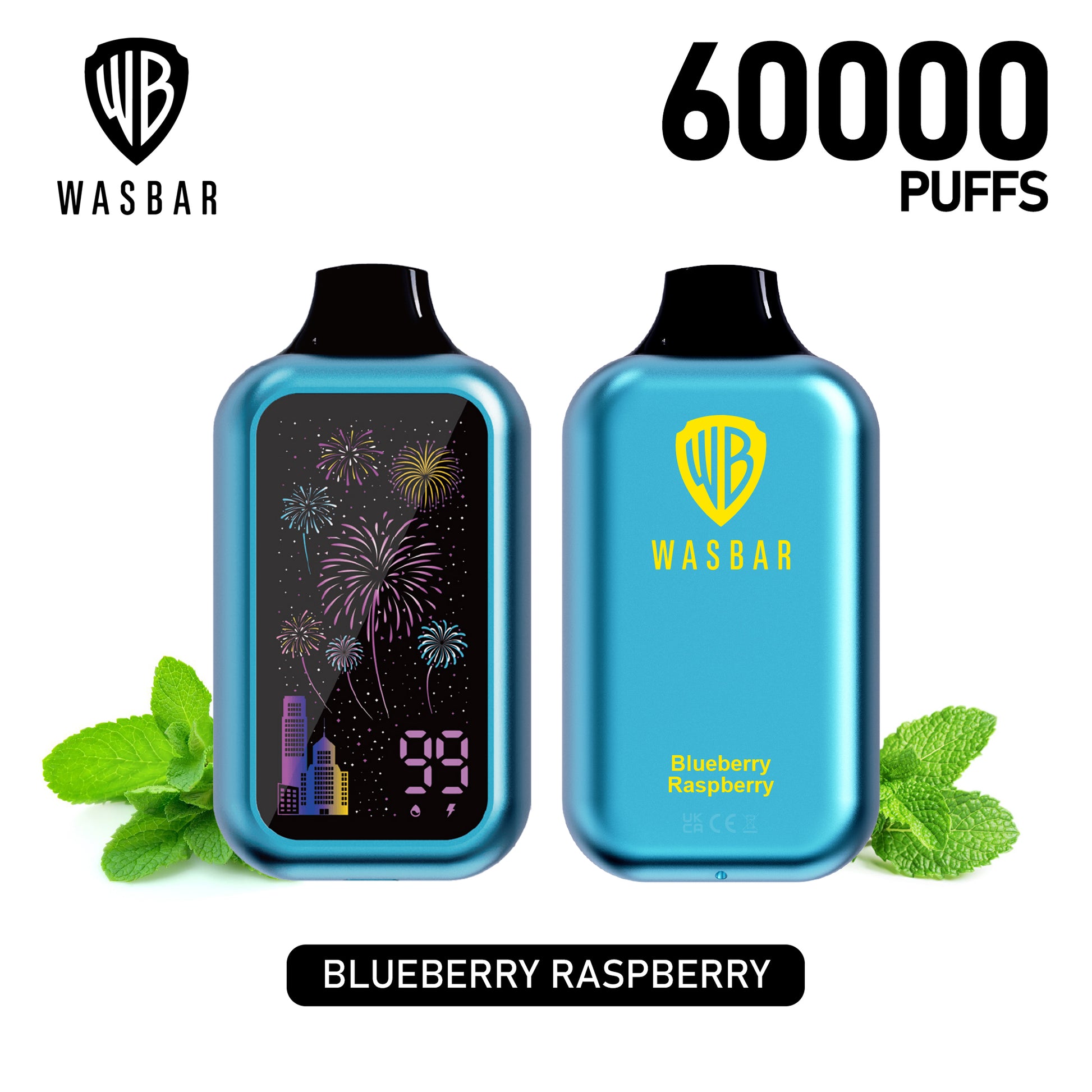 Puff WASBAR 60K Taff Blaubeere Himbeere